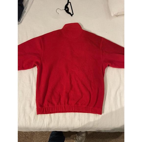 Starter Black Label Red Kansas City Chiefs 1/4in Zip Neck Jacket Adults Size XL - Picture 6 of 7